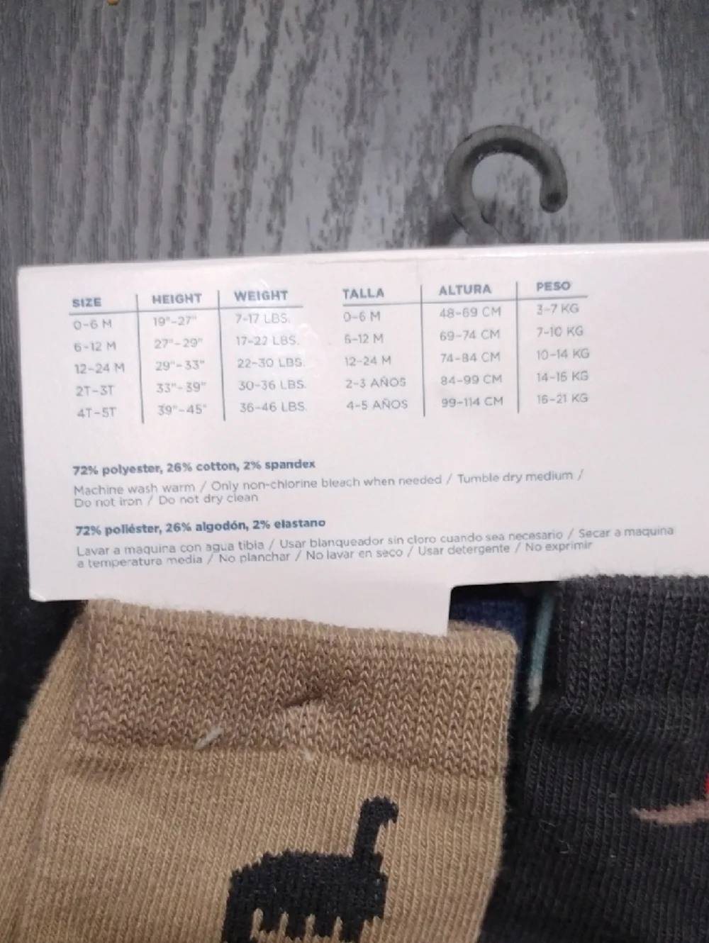 Old Navy Baby Crew Socks - Teal, White & Yellow Dino Set